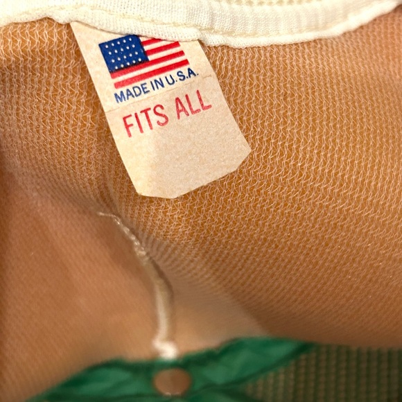 Vtg QUAKER STATE Oil Racing Flag Mesh Snapback Trucker Baseball Hat Cap USA. - Picture 4 of 7